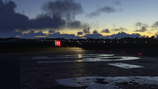 Landing at Pipers Field